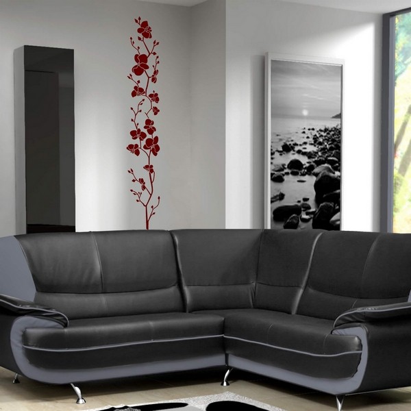Exemple de stickers muraux: Grande Branche d'Orchides